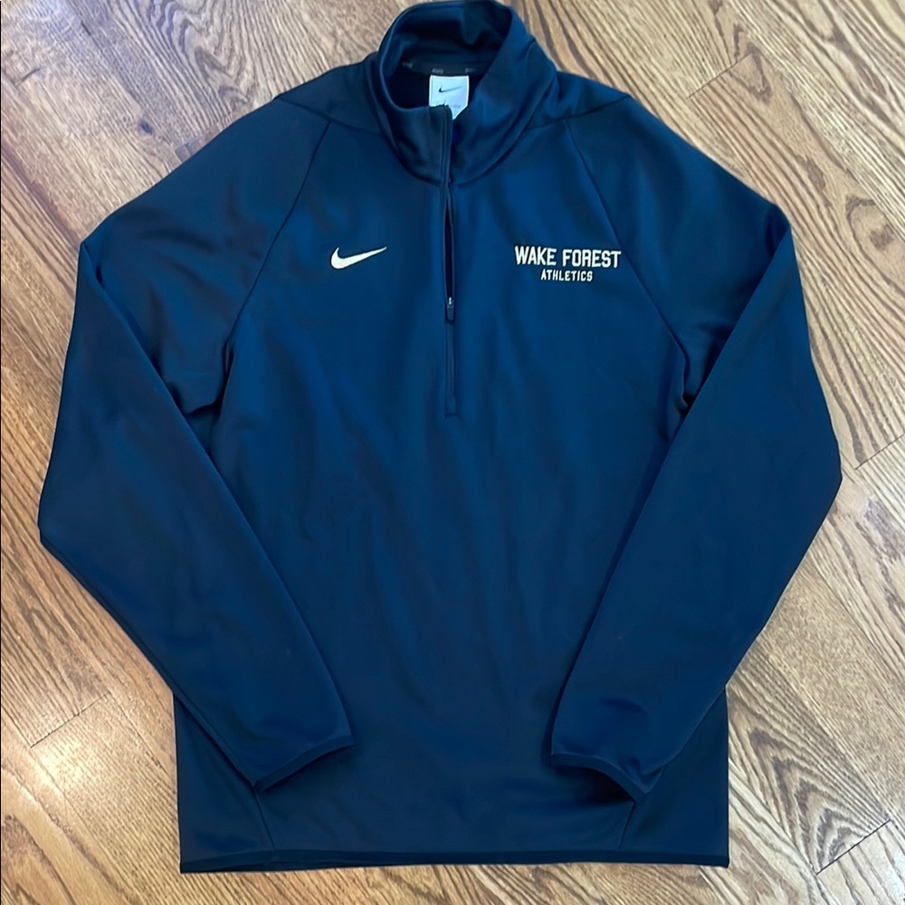 Wake Forest Demon Deacons Nike Dri-Fit Quarter Zip Pullover. Size S. Like New.